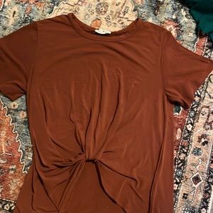 Cute Maroon Dress Tee